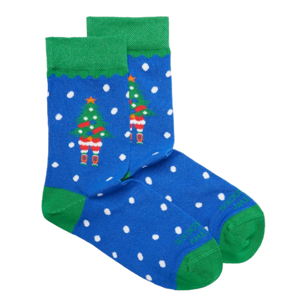 HEALTHY SEAS SOCKS ΚΑΛΤΣΕΣ ΧΡΙΣΤΟΥΓΕΝΝΙΑΤΙΚΕΣ WINKLE ΜΠΛΕ